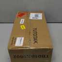 TUTOTAK Small End Table with Charging Station, Narrow Side Table with USB Ports and Outlets, Skinny Sofa Table, Slim Nightstand, Living Room, Bed Room, Black TB01BK060