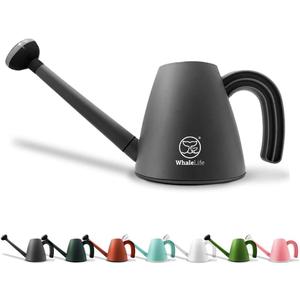 WhaleLife Indoor Watering Can for House Bonsai Plants (2.0L, Gray)
