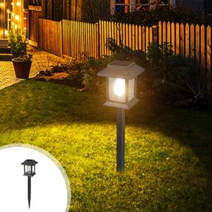 Solar Lights Outdoor Waterproof, from Dusk to Dawn Up to 12H Solar Lights for Outside, Auto On/Off Solar Powered Garden Pathway Lights (Warm White, 12Pack) (Black)