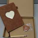EliteSign Letters to My Son in Heaven: 3 Pcs Memorial Gifts for Loss of Son Grief Gifts A5 Grief Journal Travel Diary with Heart Photo Window in Cover Remembrance Pocket Hug PU Leather Keychain& Pen Missing Hearts