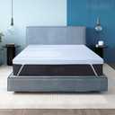 COOL GEL Memory Foam Mattress Topper, Cool Gel Infused Memory Foam, Plush and Supportive, CertiPUR Certified (2-inch + Cool Gel Cover, Twin)