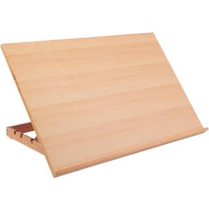 SoHo Urban Artist Extra Large 19.75" x 29.5" Adjustable Portable Drawing Board Stand Easel, 5 Positions, Natural Beechwood Finish