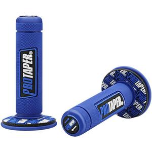 '7/8'' Motorcross Handle Grips Dirt Bike 22mm 24mm Truster Grips Motorcycle Ergonomic Bar End Non Slip Grip Gel Gep Scooter Cruiser Racing Mountain' (Pro taper, Blue)