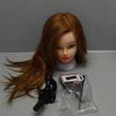 Opini Mannequin Head with 80% Human Hair - Straight, 26"-28" Doll Head for Cosmetology & Hairdresser (#27 Light Brown)
