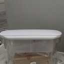 PUR PLUS 30-Cup Water Filter Dispenser with 1 Lead-Reducing PUR PLUS Filter, Dishwasher Safe, Powerful Filtration, Large Capacity with Slim, Space-Saving Design, White (DS1811Z)