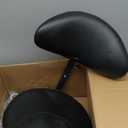 Antlu Saddle Stool Rolling Chair for Medical Massage Salon Kitchen Spa Drafting,Adjustable Hydraulic Stool with Wheels (Without Backrest, Black)