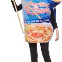 ReneeCho Seafood Instant noodles Costume Cup Noodles Costumes Halloween Fast food Funny Food Costume Adult Men Women
