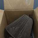 ELYONA 12 Woven Pendant Light for Kitchen Island Farmhouse Boho Hanging Lamp with Handwoven Rattan Basket Shade Adjustable Pendant Light Fixtures for Dining Room Bar Bedroom Foyer Hallway Dark Brown (11.9")