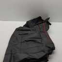 CAR PASS Universal FIT Piping Leather Two Front Seat Covers, Waterproof Faux Leather for SUV Sedan Van Truck, Airbag Compatible, Reserved Opening Holes for Headrest Covers. (Black red)