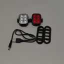 Bike Lights for Night Riding, USB Rechargeable Bike Lights Front and Back, Waterproof IP65 Bicycle Light, 4+6 Modes Bike Headlight and Tail Light Set,1.5 Hrs Fast Charging, Easy to Install