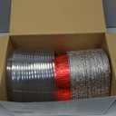 Hushee 36 Pcs 27oz Valentines Heart Shaped Aluminum Foil Cake Pan with Lids 7.4" Red Large Disposable Valentines Food Baking Pan Packing Tins Takeaway Containers for Valentine's Day Party Supplies