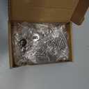 6 Pack Silver Bow Dresser Knobs Cute Drawer Knobs Zinc Alloy Brushed Brass Hardware Handles Pulls Vintage Cupboard Drawer Knob for Kitchen Cabinets Home Bedroom (6, Silver)