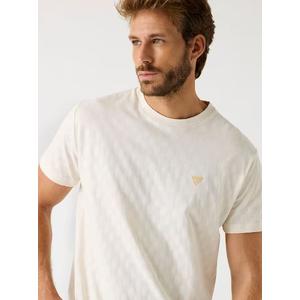GUESS Men's Short Sleeve Small Triangle Knit, L
