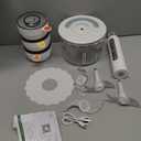 Glass Food ProcessorWANJOTEC Cordless Electric Meat Grinder and Baby Food Processor, With Large and Small Double Blades, 4 Bowls,Suitable for Baby Food, Vegetable Chopper, Sauces, Outdoor Camping