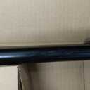 Amazon Basics Adjustable 1 Inch Curtain Rods for Windows, Cap Finials, 72" to 144", Black