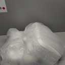 Yerliker 2 Pcs Foldable Hot Tub Booster Seat for Adults Adjustable 2 Heights up to 6.3", Weighted Booster Seat 3D Air Mesh Hot Tub Accessories Quick Dry Micro Dot Non Slip for Spa Bathtub Pool (White)