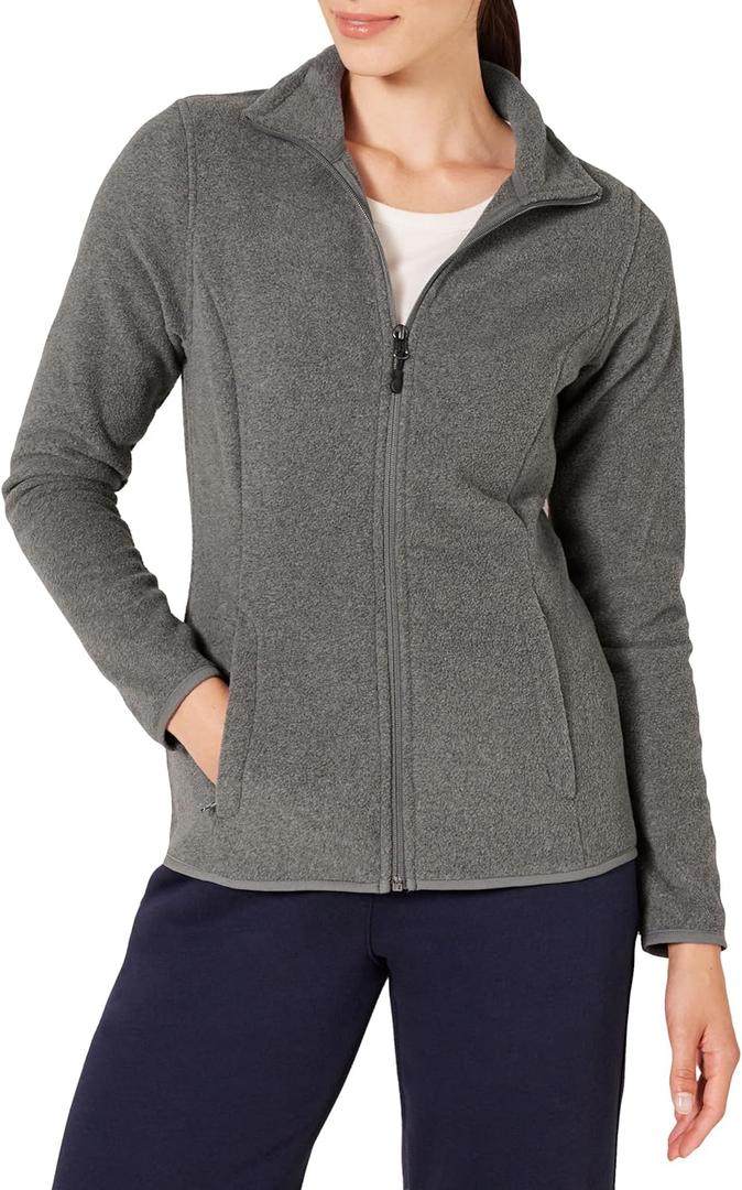 Amazon Essentials Women's Full-Zip Polar Fleece Jacket, XS