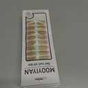 10 x Gloss Nail Strips|Uv Free|22 Pcs,Gel Nail Stickers|Long Lasting Two Weeks and Easy to Apply&Remove|Golden Spot