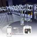 66FT White Christmas Lights, 8 Modes with Remote, 200 LED String Lights for Indoor, Outdoor, Christmas Tree
