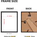 Giftgarden 8x10 Picture Frame Set of 18, Lightweight 8 by 10 Frames Bulk for Gallery Wall Photo Hanging and Tabletop Display, Black