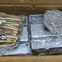 10 Pcs 6x6 Post Base for Concrete, Actual 5.5"x5.5" Wood
