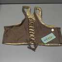 Luli Fama Reversible High Neck Top (XL, Sand)