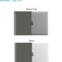 IBENZER Compatible with MacBook Pro 16 Inch Case A2141 Release 2020 2019, Hard Shell Case with Keyboard Cover & Type C Adapter for Old Version Mac Pro 16, Gray,T 16GY+1TC