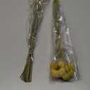 Uieke 30Pcs Natural Dried Flowers Craspedia Billy Balls Flowers Billy Buttons Floral Bouquet for Flower Arrangements Wedding Home Tall Vase Decor Yellow