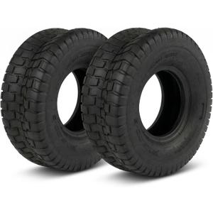 15x6.00-6 Heavy Duty Lawn Mower Tire, Tubeless Front Tire for Riding Mower Tractor Golf Cart, 570 lbs Load Capacity, Metal Construction