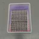 TNFVLONEINS Lash Clusters Kit Natural Eyelash Extension Kit Wispy Lash Extension Kit Soft Cluster Eyelash Extensions Individual Lashes Kit DIY Eyelash Clusters Kit with Bond and Seal and Tweezers