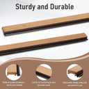 3' Adjustable Sill Cap for Therma-Tru Door,Sill Cap Threshold Replacement,Durable, Rot-Resistant, Wood-Grained Texture (Light Wood Composite), SCA4HU30SCA3MU30