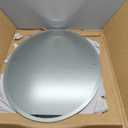 Bathroom Mirror for Over Sink, Oval Frameless Mirror, Beveled Polished Wall Mirror for Bathroom, Bedroom, Vanity and Entryway 20" x 28"