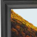 22x26 inch Picture Frame Solid Wood Black, Suitable for Panoramic Photo Frame, Posters, Painting, Group Photo, Puzzle (A23B2226)