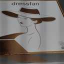 dressfan Vintage Fascinator Hats for Women,Linen Pearl Fascinator for Derby Church Wedding Tea Party (Beige)