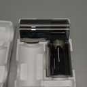 GenSwin Gray Glass Battery Operated Flameless Led Candles with 10-Key Remote and Timer, Real Wax Candles Warm White Flickering Light for Home Decoration(Set of 3)