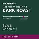 Starbucks Premium Instant Coffee, Dark Roast Coffee, Arabica Beans, Three 3.17 oz Tins (EXP 06/02/26)