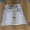 Set of 2 Farmhouse Table Lamps for Living Room with 2 USB Charging Ports, Vintage Rustic Nightstand Lamps with Amber Glass Nightlight, Retro Desk Lamps for Bedroom Entryway, 4 Bulbs Included (Brown)