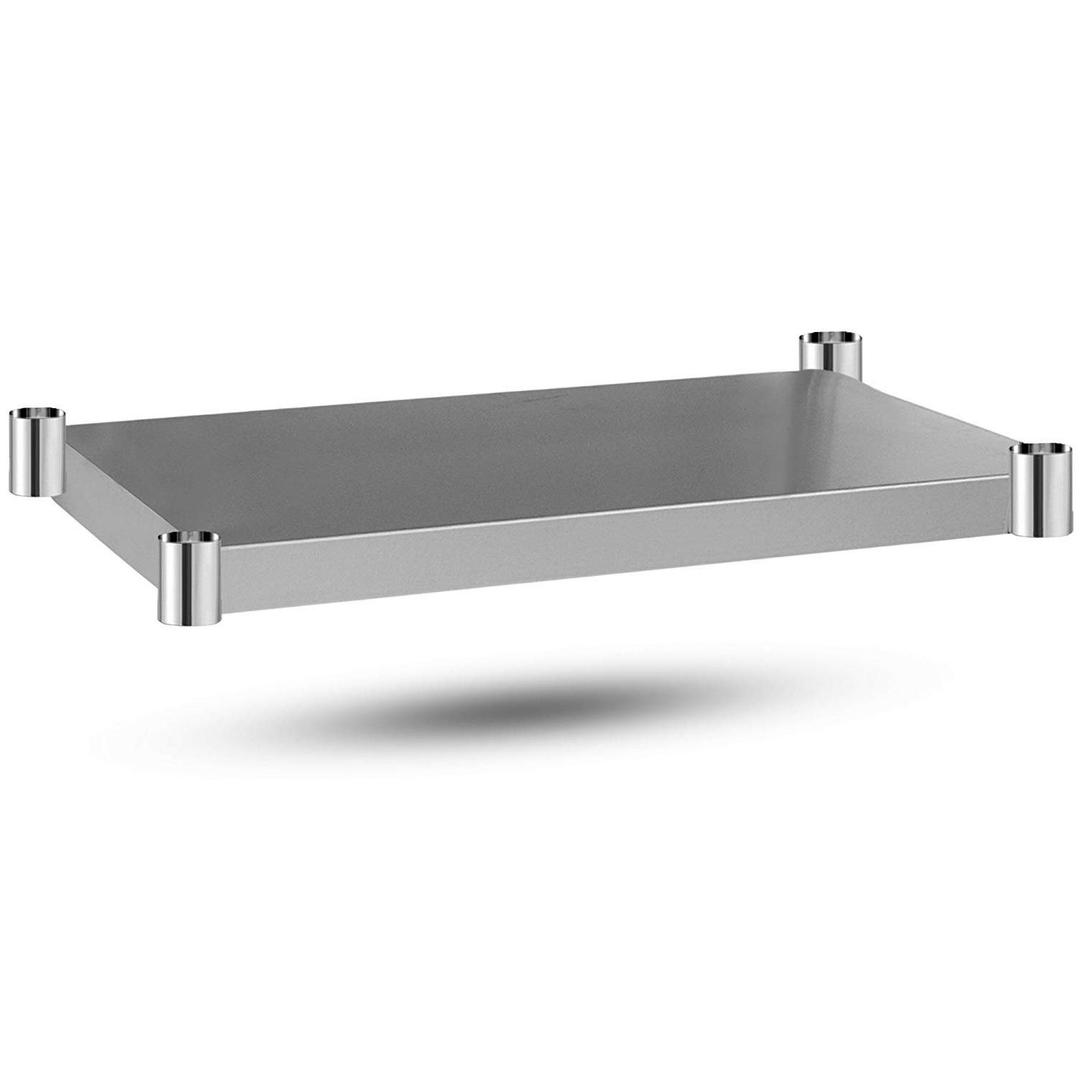 DuraSteel Galvanized Under Shelf for Work Tables - Extra Adjustable Lower Shelf for 30" x 12" Stainless Steel and Wooden Worktables - Fits for use in Restaurant, Warehouse, Home, Kitchen, Garage