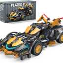 Racing Car Building Set, 1:18 MOC Building Car Toy Car Building Kit for Boys' Birthday Gift Car Model, Sports Car Construction Kit for Ages 6+