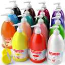 Smallbudi 15 Colors Large Washable Paint Set for Kids 33.8 oz Finger Paints