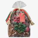 Christmas Large Potpourri Bag - The Scent of Christmas - Winter Smell Ornament, Decorative Home Scent, Durable Room Sachet Air Freshener, Botanicals Catchall Bowl Filler Decoration Xmas Centerpiece 8oz