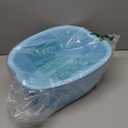 2 Pcs Foot Soaking Bath Basin - Large Foot Soaking Tub Foot Bath Spa Wash Basin Foot Bucket Foot Soaking Tub Feet at Home (Purple/Blue)
