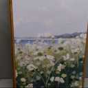 Anyzal Farmhouse Floral Wall Art Framed Coastal Wildflower Wall Decor Flower Painting 16x24 Inch Set of 3 for Living Room Bedroom Dining Room