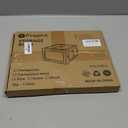 1 Pack Large Clear Shoe Box for Mens Size 13 Sneakers, Stackable Drop-Front with Magnetic Door, BPA-Free Plastic Display Organizer, 13.5 x 10.55 x 7.5  Transparent