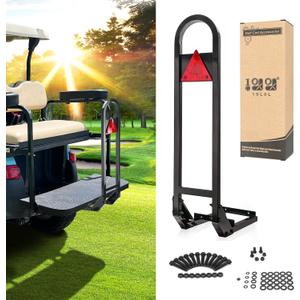 10L0L Universal Golf Cart Rear Seat Safety Grab Bar Fits for Club Car DS Precedent EZGO TXT RXV