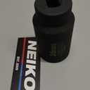 NEIKO 02527A 36mm Socket | 1/2 Drive Deep Impact Socket | Spindle & Axle Nut Socket | 12 Point |Chrome Molybdenum Cr-Mo |Deep Well Hub | Triple Square | Axle Shaft Nut Remover
