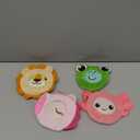 REVIX Kids Ice Packs - Reusable Gel Cold Packs for Toddlers and Babies, Soft Cloth Covers with 4 Cute Animal Designs, Hot & Cold Compress for Comfort, Soothing, Relaxation, and Everyday Bumps