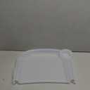 Clear Plastic Baby Dining Tray Compatible with Ingle-sina Fast Table Chair for Home & Restaurant Use, Portable Clip-On Feeding Tray for Hook-On High Chairs, Dishwasher Safe & BPA Free