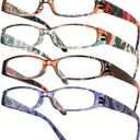 Gaoye 4-Pack Readers for Women, Blue Light Blocking Reading Glasses, Stylish Reading Glasses for Women in 4 Patterns