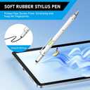 5 x Christmas Stocking Stuffers for Men Adults, 2 Pack Multi-Tool Pen Set, 11 in 1 Multitool Pen with LED Light, Ruler, Level, Screwdriver, Stylus, Flathead, Birthday Gifts for Men, Husband, Silver